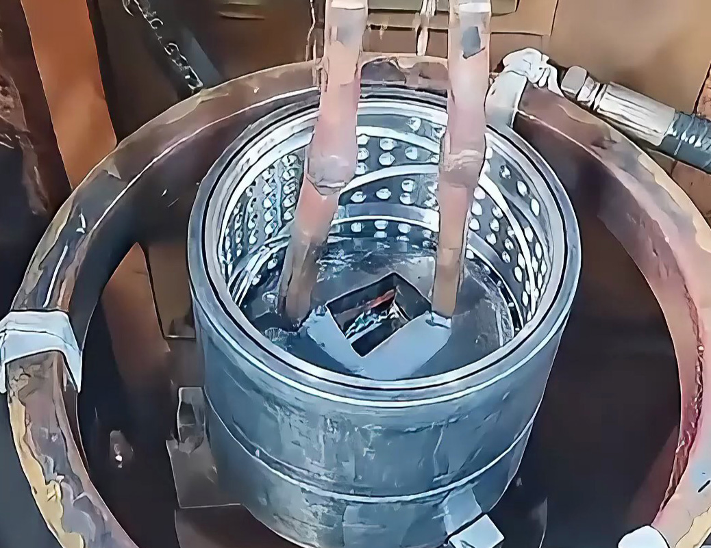 海拓高頻淬火機床：挖掘機斗軸套淬火專用，耐受重載磨損工況